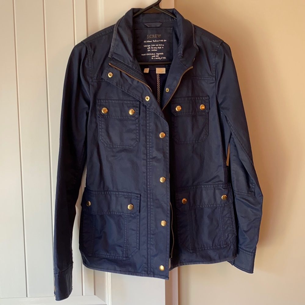J. Crew Women's Navy Field Jacket